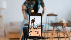 image contenu filmé TikTok