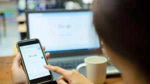 image écran Recherche Google 