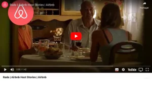 capture écran vidéo campagne Airbnb Hosts stories