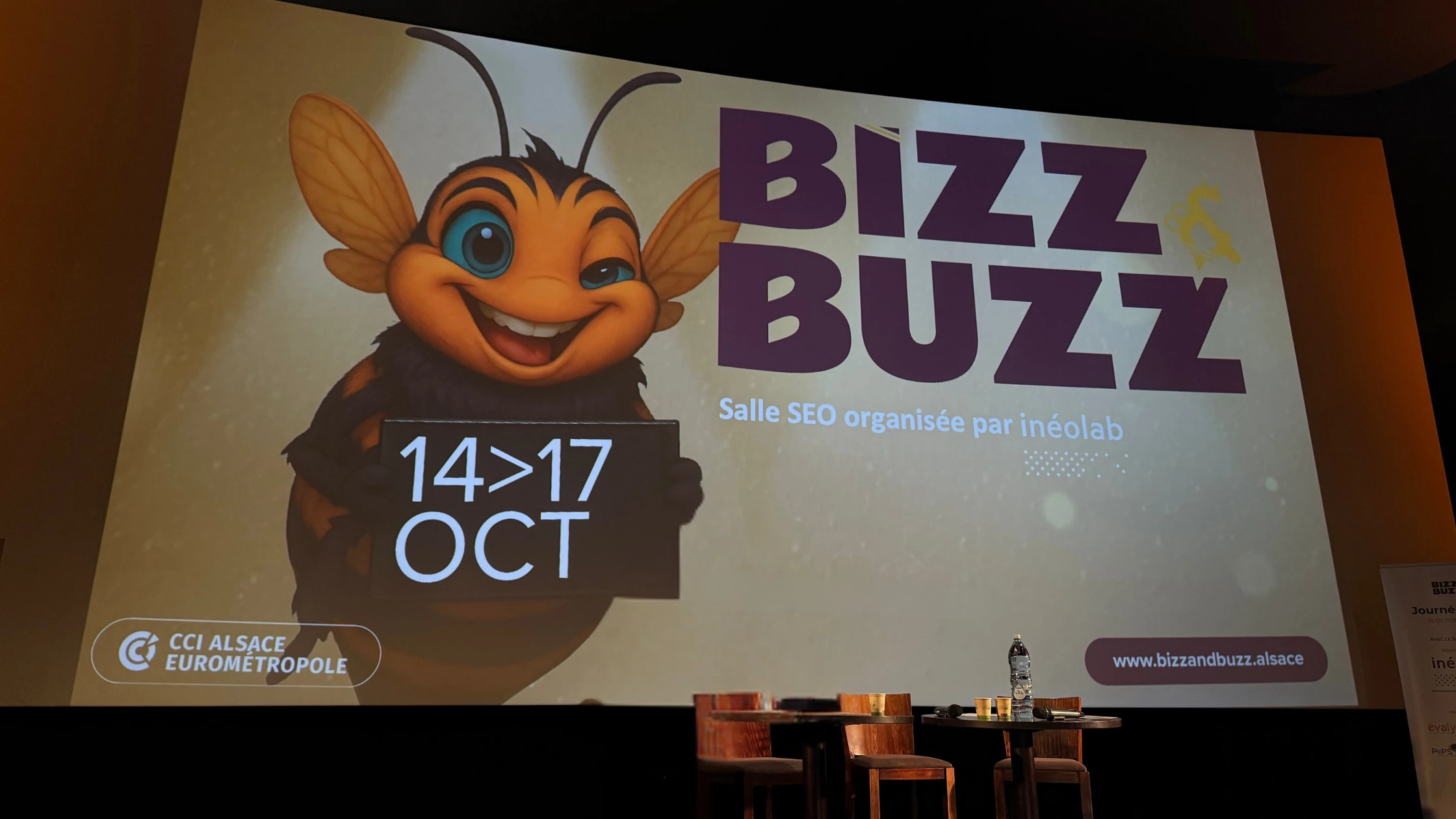 Scène du Bizz&Buzz 2025, conférences à l'UGC Strasbourg